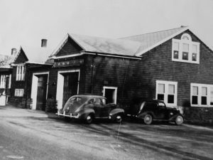First meeting place in nearby fire hall
